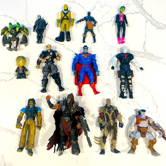 Action figures Bad guys bundle super man , McFarlane Toys Dark Ages Spawn - Picture 1 of 7